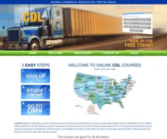 LearnCDL.com(Learn CDL) Screenshot