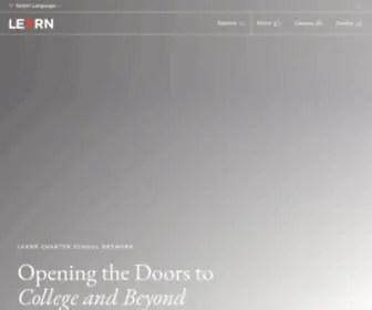 Learncharter.org(LEARN Charter School Network) Screenshot
