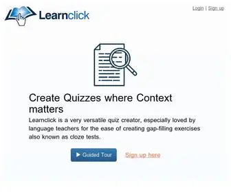 Learnclick.com(Learnclick Quizzes) Screenshot