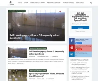 Learncoatings.com(An online resource for Epoxy Flooring) Screenshot