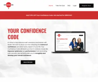 Learnconfidencecode.com(Your Confidence Code) Screenshot