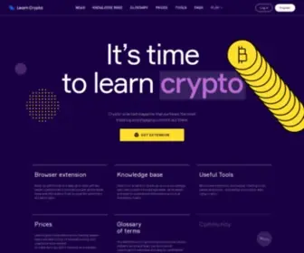 Learncrypto.com(Learn Crypto) Screenshot