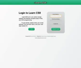 Learncs8.com(Learn CS8) Screenshot