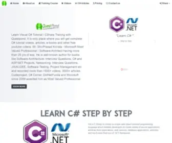 Learncsharptutorial.com(Learn C# Tutorials) Screenshot