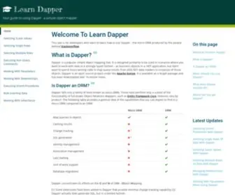 Learndapper.com(Learn Dapper ORM) Screenshot