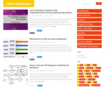 Learndb.com(Learn Databases) Screenshot