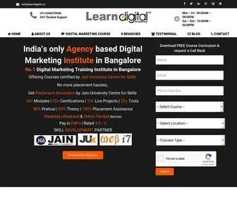 Learndigital.co(Best Digital Marketing Course & Top Training Institute in Bangalore) Screenshot