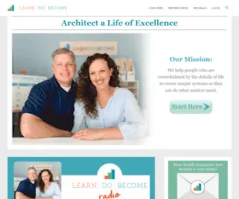Learndobecome.com(We strengthen families and help you architect a life of excellence) Screenshot