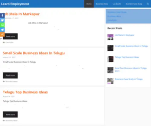 Learnemployment.com(Learn Employment) Screenshot