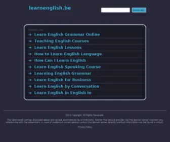 Learnenglish.be(Learnenglish) Screenshot