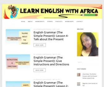 Learnenglishwithafrica.com(Learn English With Africa) Screenshot