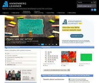 Learner.org(Annenberg Learner) Screenshot