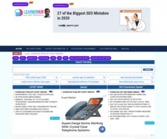 Learnerhub.in(No.1 Educational Website for AP and Telangana) Screenshot