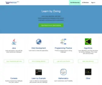 Learneroo.com(Learn Programming Online) Screenshot