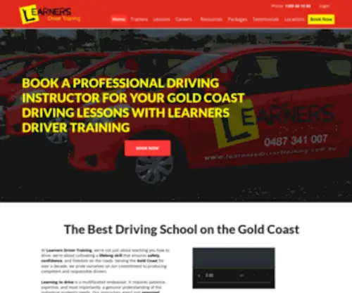 Learnersdrivertraining.com.au(LDT Driving Schools Gold Coast) Screenshot