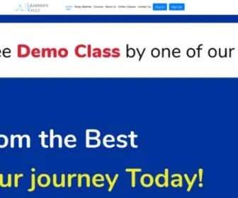 Learnervault.com(Learner Vault) Screenshot