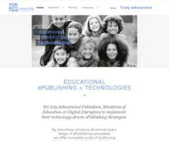 Learnetic.com(Educational ePublishing Technologies) Screenshot