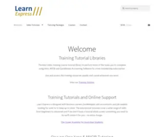 Learnexpress.com.au(Learn to use Xero Bookkeeping Training) Screenshot