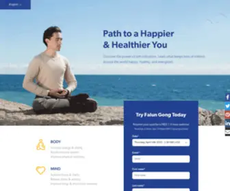Learnfalungong.com(Learnfalungong) Screenshot
