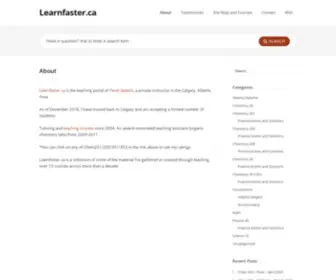 Learnfaster.ca(About) Screenshot