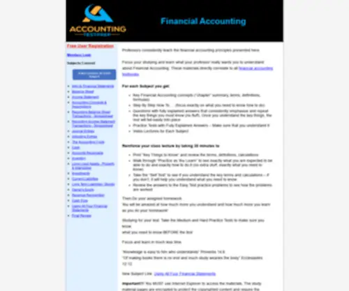 Learnfinancialaccounting.com(Learnfinancialaccounting) Screenshot