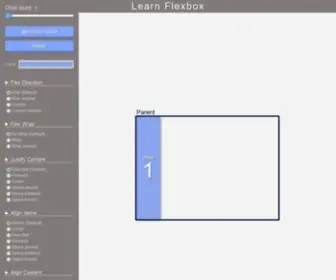 Learnflexbox.org(Learn Flexbox) Screenshot