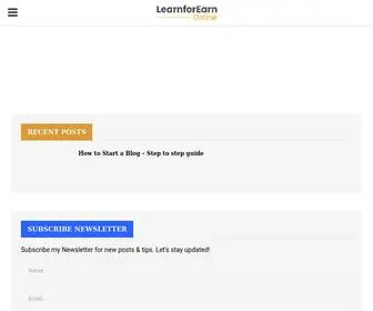 Learnforearn.online(Learnforearn online) Screenshot
