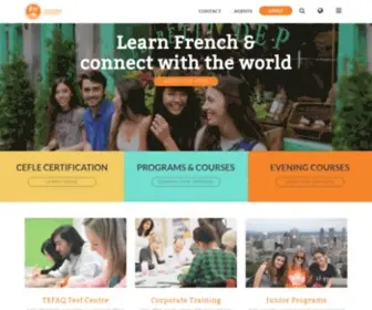 Learnfrench.ca(Study and Learn French at ILSC Montreal) Screenshot