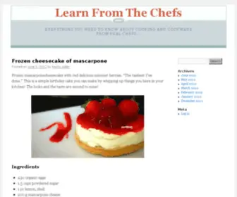 Learnfromthechefs.com(Learn From The Chefs) Screenshot