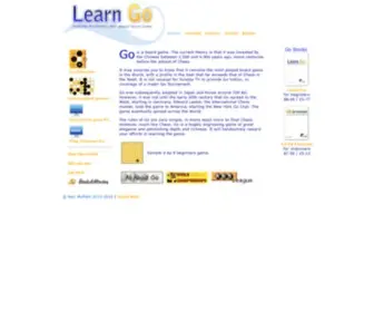 Learngo.co.uk(Learn Go) Screenshot