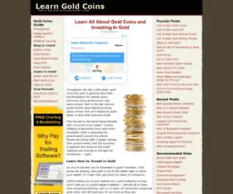 Learngoldcoins.com(Gold Coins and Investing In Gold) Screenshot