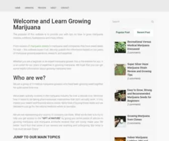 Learngrowingmarijuana.com(Growing Marijuana Guide) Screenshot