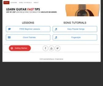 Learnguitarfasttips.com(Learn Guitar Fast Tips) Screenshot