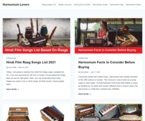 Learnharmonium.com(Learn Harmonium) Screenshot