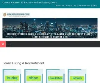Learnhiring.com(Learn Hiring & Recruitment) Screenshot