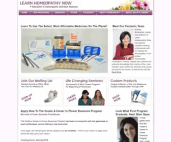 Learnhomeopathynow.com(Learn Homeopathy Now) Screenshot