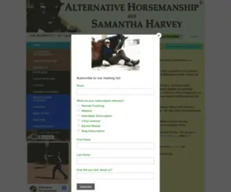 Learnhorses.com(Alternative Horsemanship Horse Training) Screenshot