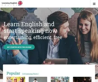 Learning-English-Online.org(Learn English and Start Speaking Now) Screenshot