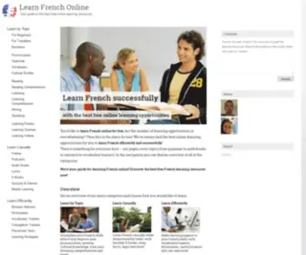 Learning-French-Online.org(Learn French successfully) Screenshot