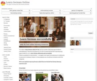 Learning-German-Online.net(Learn German successfully) Screenshot