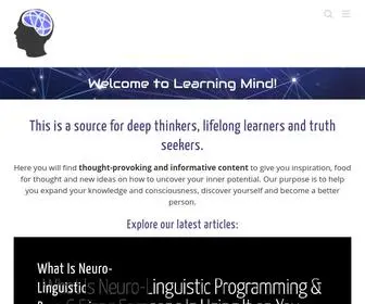 Learning-Mind.com(Never Stop Learning about Life) Screenshot