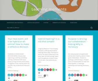Learning-Moments.net(For inspiration and change) Screenshot