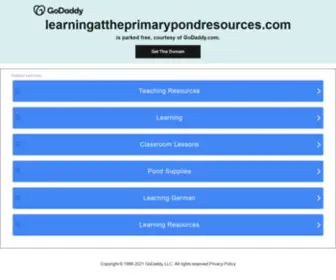 Learningattheprimarypondresources.com(FREE Writing Prompts for Kindergarten) Screenshot