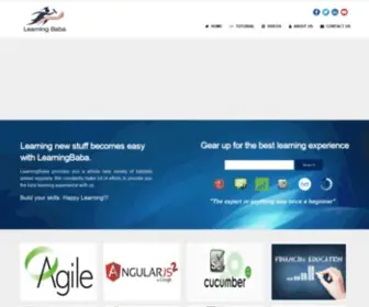 Learningbaba.com(Learning Starts here) Screenshot