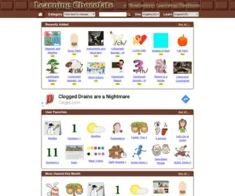 Learningchocolate.com(Learning Chocolate) Screenshot