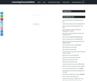 Learningclassesonline.com(Lesson Plan) Screenshot