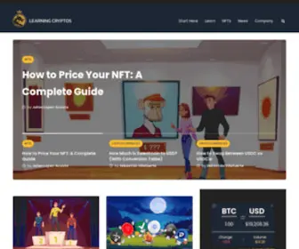 Learningcryptos.com(Learning Cryptos) Screenshot
