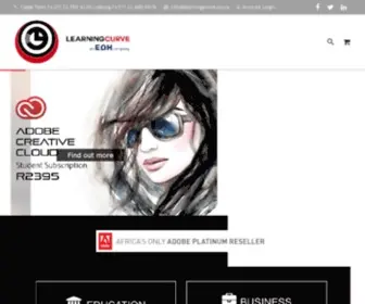 Learningcurve.co.za(Get Adobe Creative Cloud) Screenshot