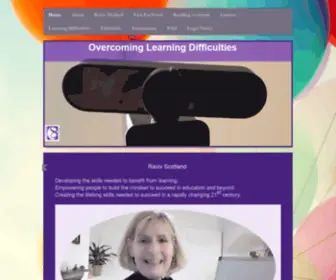 Learningdifficulties-Raviv.co.uk(Raviv Scotland) Screenshot