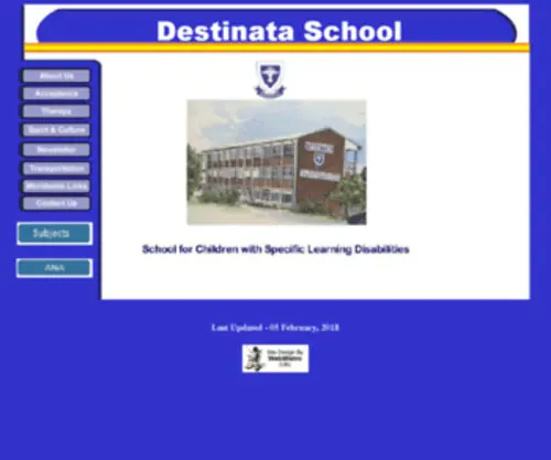 Learningdisabilities.org.za(Destinata School) Screenshot